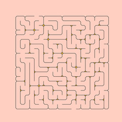 creative square maze