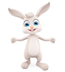 Easter Bunny with standing pose