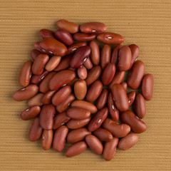 Circle of red beans