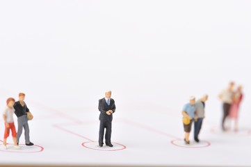 Obraz premium 夫婦と独身