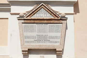 Targa commemorativa, Castelrotto © mauro paolo cascasi