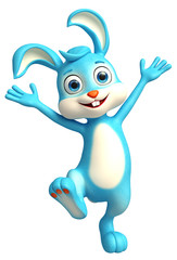 Easter Bunny with funny pose