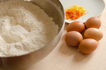 Preparation for baking