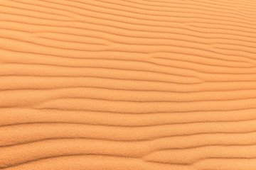 Sand desert background with wind ripple
