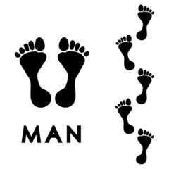 men's step print