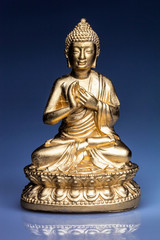 small golden statue of Buddha - Thailand