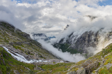Trollstigen valley panorama