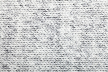 Knitted melange fabric cloth pattern