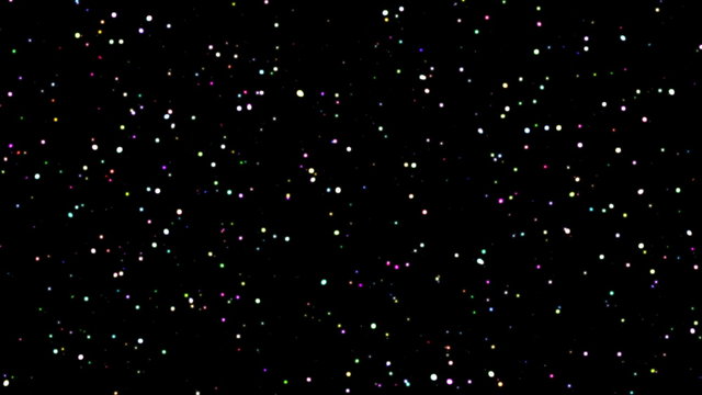 Twinkling stars abstract background, large colorful