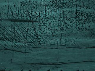 Obraz premium Old wooden painted board - Dark slate gray