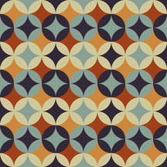 abstract retro geometric pattern for design