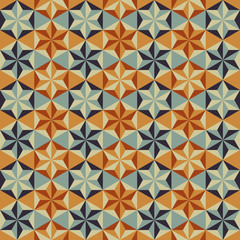 abstract retro geometric pattern for design