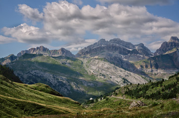 Fototapeta na wymiar Pyrenees Mountains Landscape