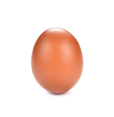 Egg isolated with white on background