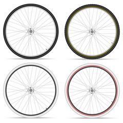Fototapeta premium bike wheels