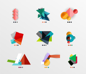 Blank geometric layouts