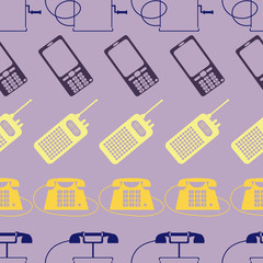 seamless background with phone