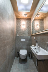 Modern bathroom interior