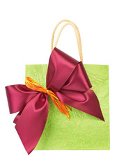 Bag for gift with bow