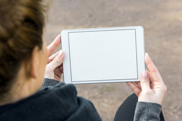 leeres Phablet Display