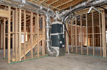 Interior Details of Home Construction