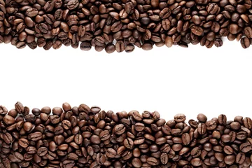 Fototapeten Frame of coffee beans © yellowj