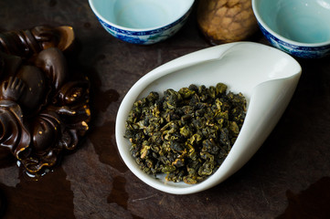 Tea chinese closeup