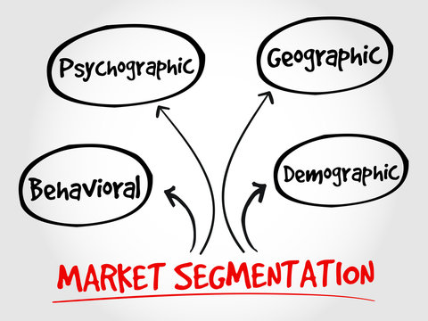 Market Segmentation Mind Map, Business Management Strategy