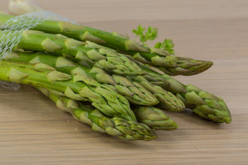 Raw asparagus