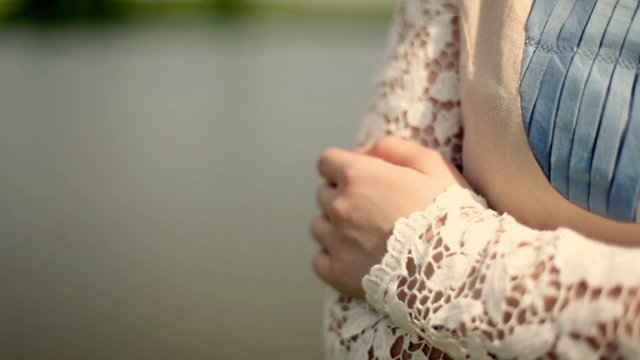 lacy sleeves