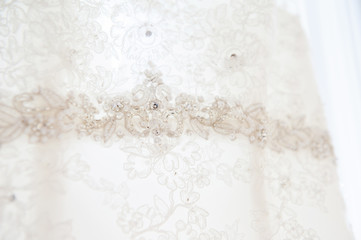 Obraz na płótnie Canvas Wedding Dress Detail