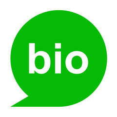 Icono texto bio