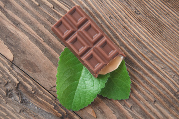 chocolate and mint