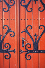Fototapeta premium Old wooden door