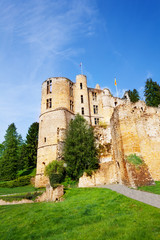 Fototapeta na wymiar Beaufort castle ruins in Luxembourg