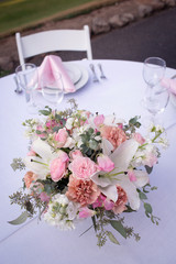 Centerpiece at a Wedding Reception