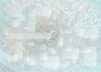 Obraz premium Blue abstract background with curves line and rectangles