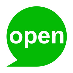 Icono texto open