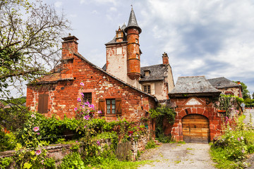 Collonges-la-Rouge - beautiful red village in France