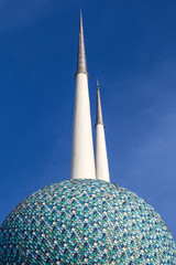 The famous Kuwait Towers in Kuwait City, Middle East