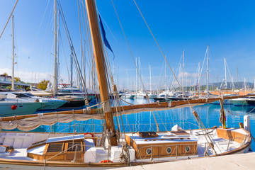 Palma de Mallorca port marina in Majorca Balearic © lunamarina
