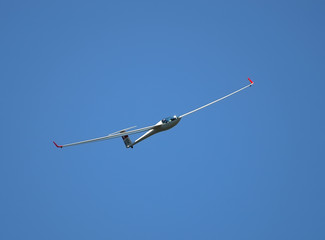 glinder on a blue sky