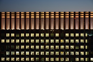 Night view at Tokyo office