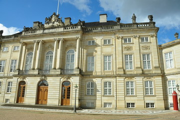 Fototapeta na wymiar Palacio Real Copenhague, Dinamarca