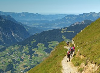 Fototapeta na wymiar Montafon Alps in Austria, Europe