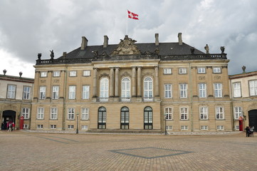 Fototapeta na wymiar Palacio de Christian IX, Copenhague, Dinamarca
