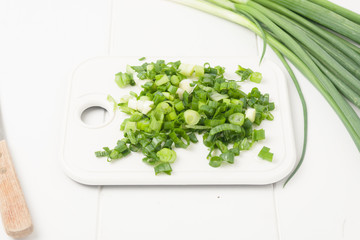 chopped green onions