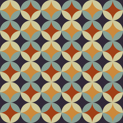 abstract retro geometric pattern