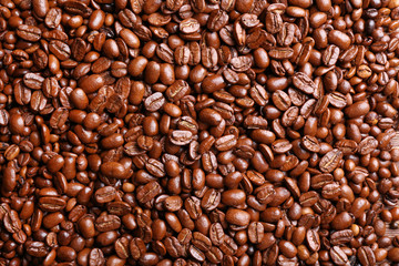 Coffee beans background
