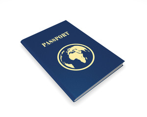 Passport, isolated on a white background